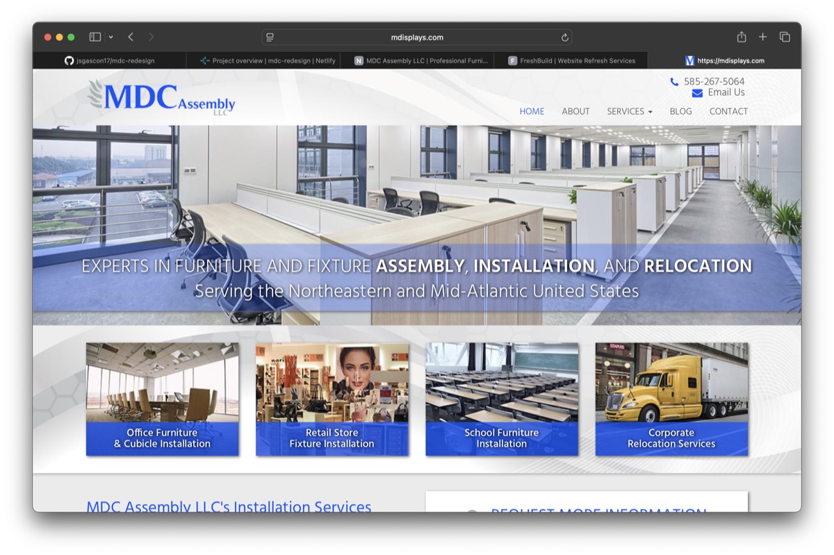 MDC Assembly - Before redesign